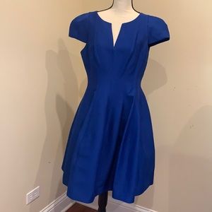 Royal Blue Halston Heritage Cocktail Dress